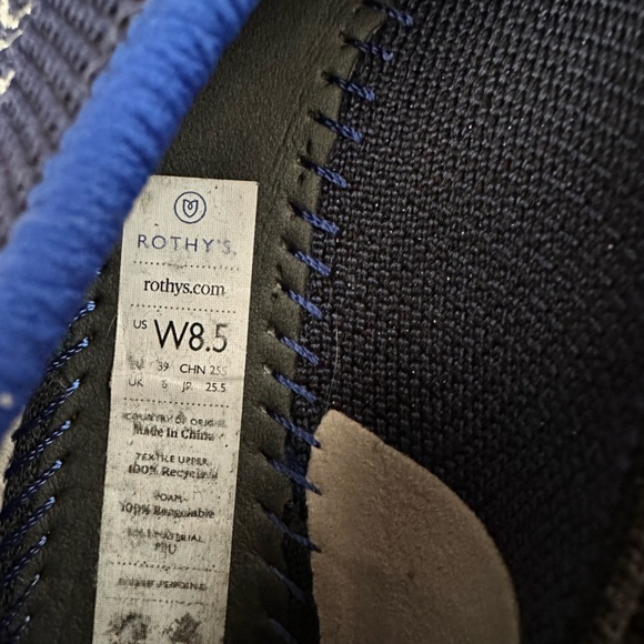 Rothy’s 8.5 - blue ballet flat - Picture 3 of 4